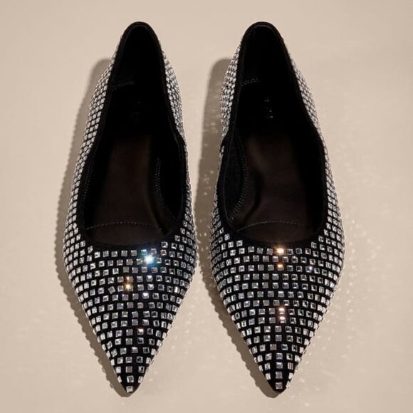 NA-KD Sparkling Ballet Flats "NEW" - Picture 14 of 16